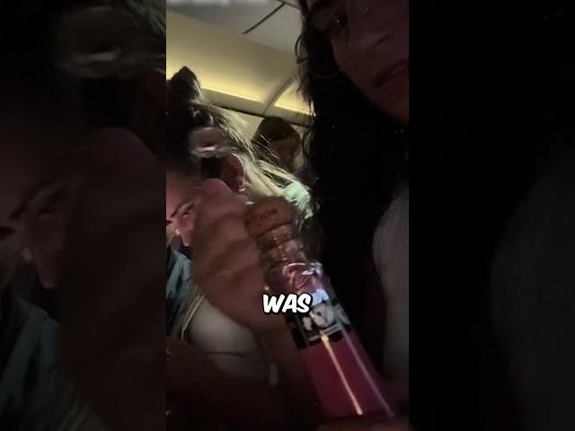 Champagne Chaos at 30,000 Feet! ️ (@loidaplj on TikTok) #shorts