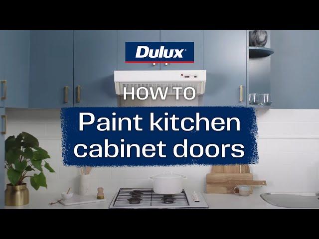 How to paint cabinet doors | Dulux Renovation Range