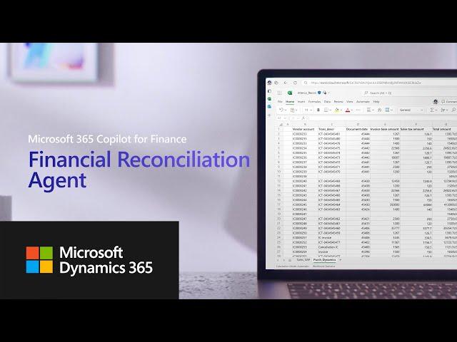 Get started with the Financial Reconciliation Agent for Copilot for Finance