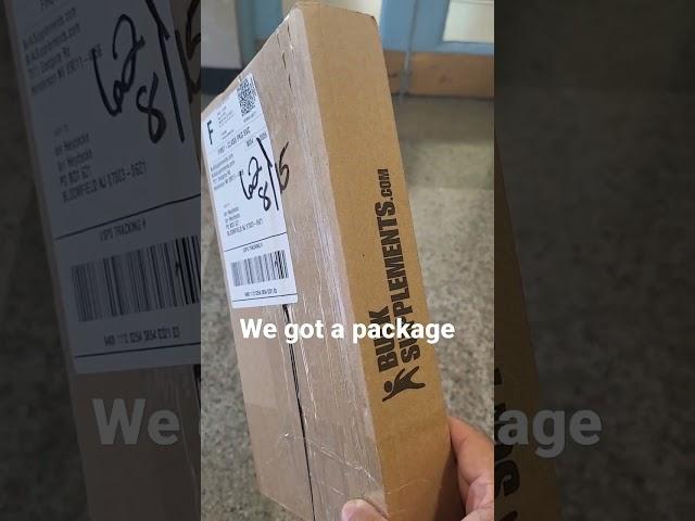 Package from Bulk Supplements