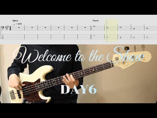 BASS beginners can play easily!│DAY6 - Welcome to the Show│TAB