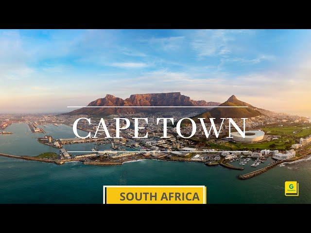 Cape Town, South Africa –Drone, Aerial View & Time Lapse Video 4k