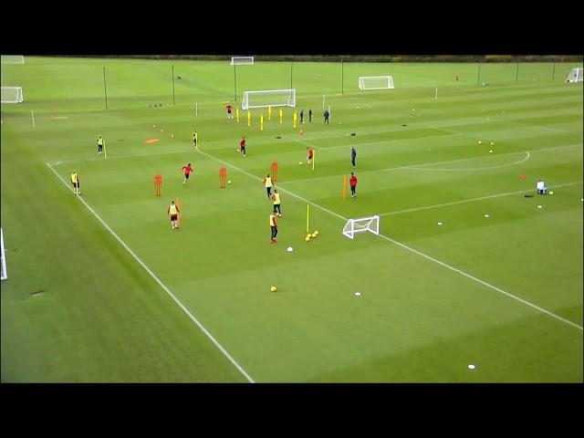 Middlesbrough F.C. - passing drill with through ball