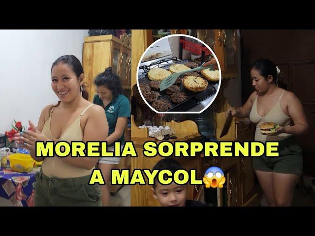 MORELIA le prepara estas deliciosas Hamburguesas a MAYCOL después are dieta dice Maycol