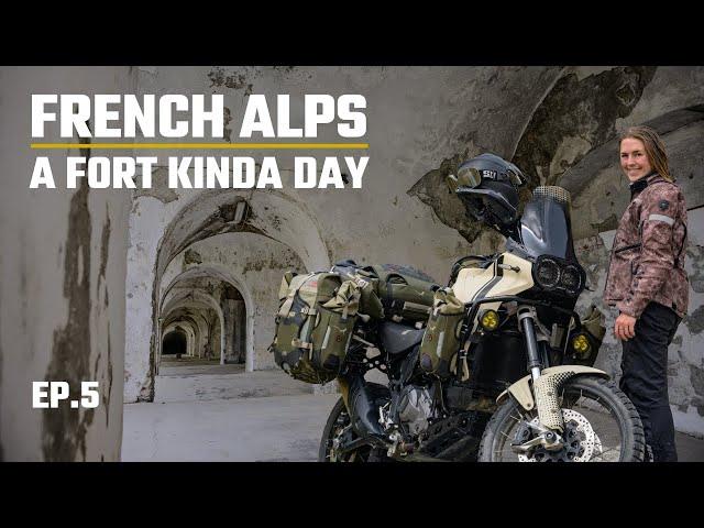 A FORT kinda day - FRENCH ALPS SOLO motorcycle trip - Colle della Maddalena and moto museum - EP.5