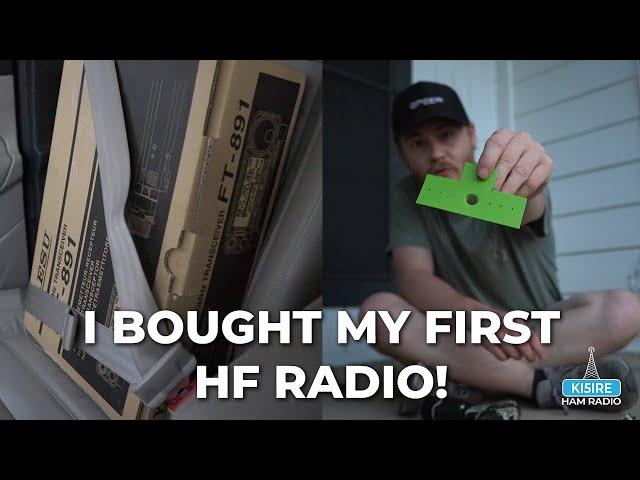 Buying My FIRST HF Radio and Making A CHEAP 10 Meter Dipole Antenna!