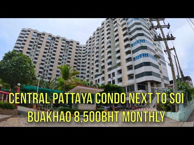 EXCELLENT LOCATION PATTAYA CONDO NEXT TO SOI BUAKHAO REVIEW TAI CENTER CONDOTEL 8,500BHT MONTHLY