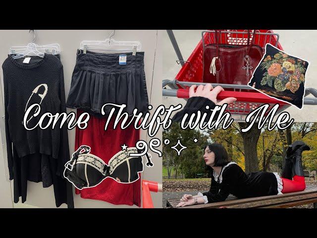 Come Thrift with Me ! gorgeous alternative fashion haul !!