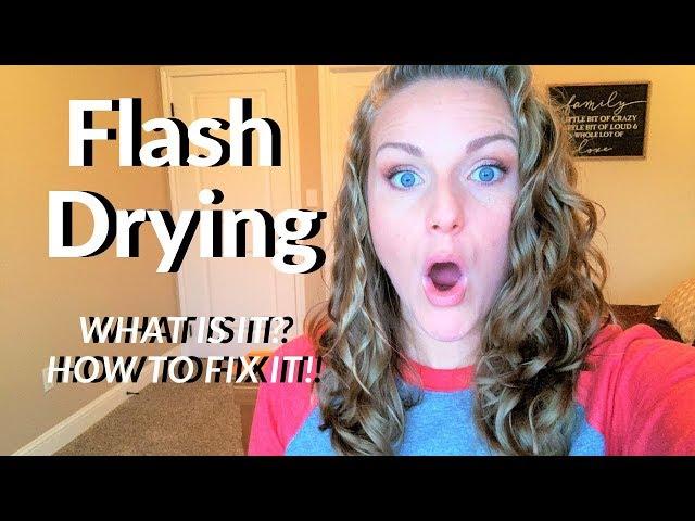 FLASH DRYING CURLY HAIR (2A, 2B, 2C HAIR)