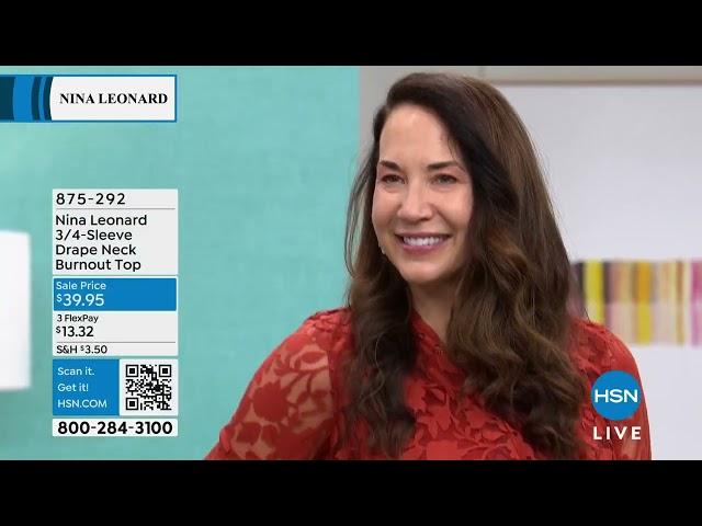 HSN | Nina Leonard Fashions 09.22.2024 - 07 PM