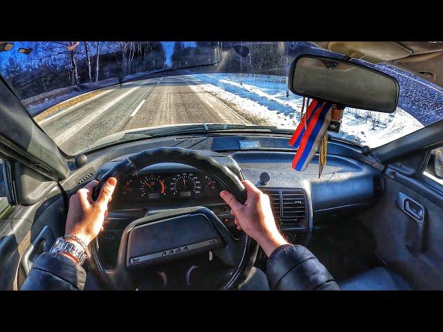 BEHIND THE WHEEL / LADA 2110 [1.6 98Hp] 2006  / POV TEST DRIVE / FIRST PERSON TEST DRIVE