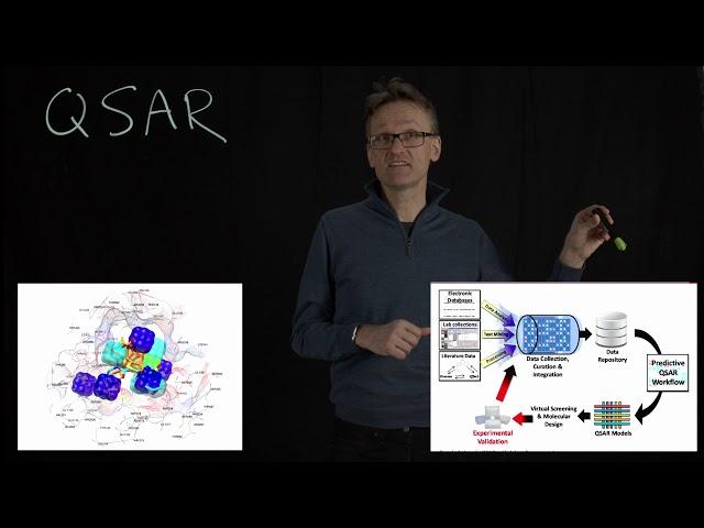 Lecture 12, concept 15: Quantitative structure-activity relationship (QSAR) tries to predict drugs