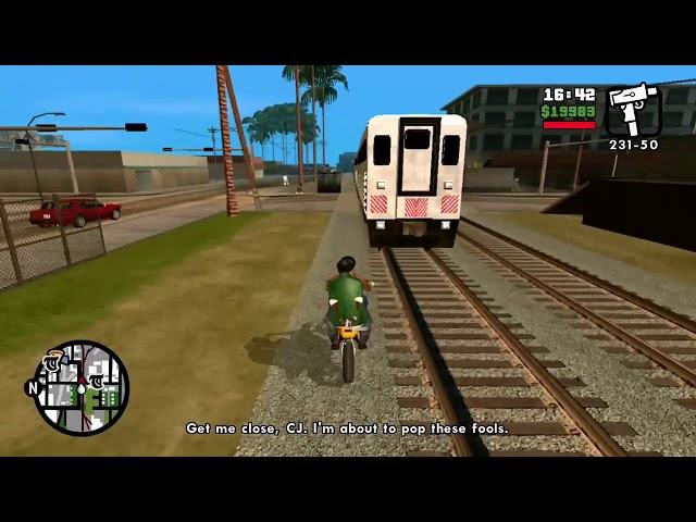 Gta San Andreas how to beat wrong side of the tracks in less than a minute