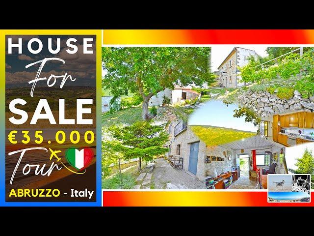 Cheap Rustic Stone House for Sale in Italy – Renovated, Garden, Barn & Stunning Views