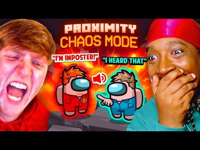 *GINGE MASTERCLASS* SIDEMEN AMONG US CHAOS MODE: PROXIMITY EDITION (REACTION)