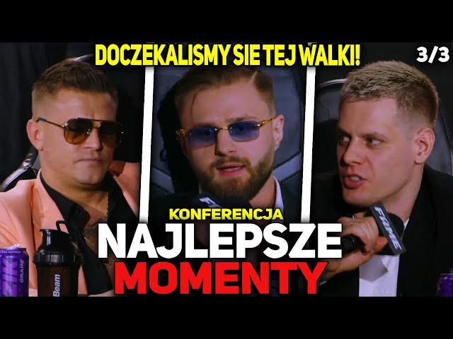 ALANIK VS FERRARI - KONFERENCJA FAME 23 - NAJLEPSZE MOMENTY *3/3*