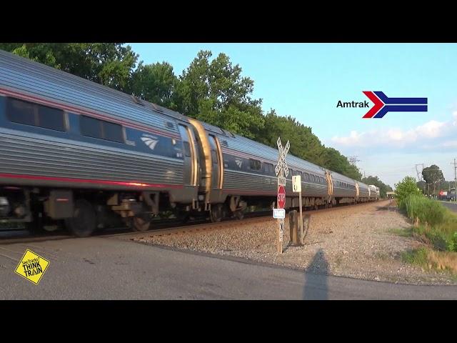 Amtrak 90 (GE P42DC) leads Amtrak 03E