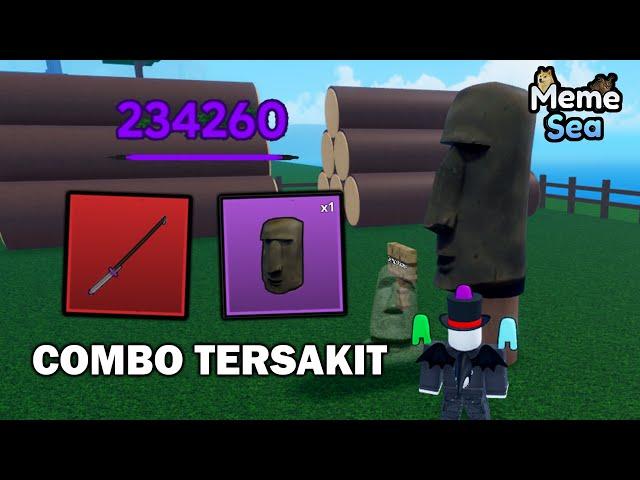 AKU MENCOBA COMBO PALING GG DI MEME SEA ! #roblox #game #memesea