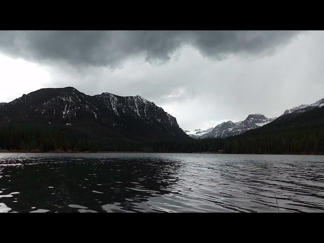 "Tranquility in Chaos"  cello and piano by a stormy lake 4k