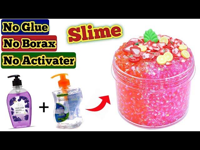 How to make Sanitizer & Handwash slime | Diy handwash slime | No glue slime recipe | Diy slime