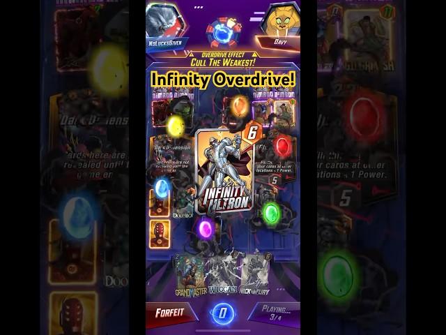 Infinity Ultron in High Voltage Overdrive! #marvelsnap #nolucksgiven #highvoltage #overdrive