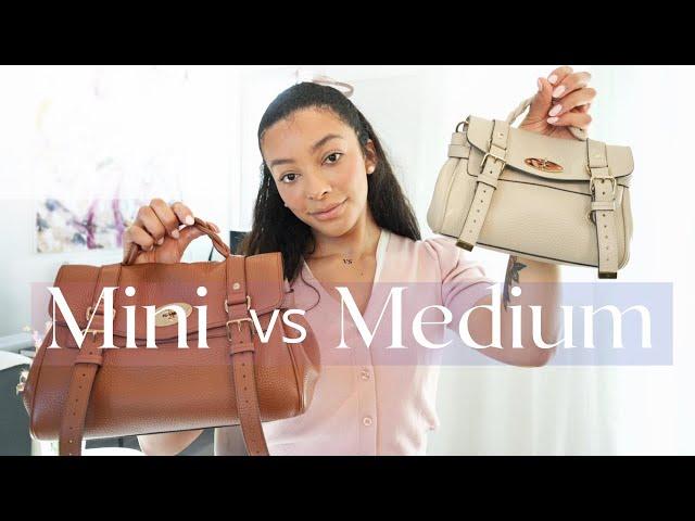 The Ultimate Mulberry Alexa comparison, Mini vs Medium