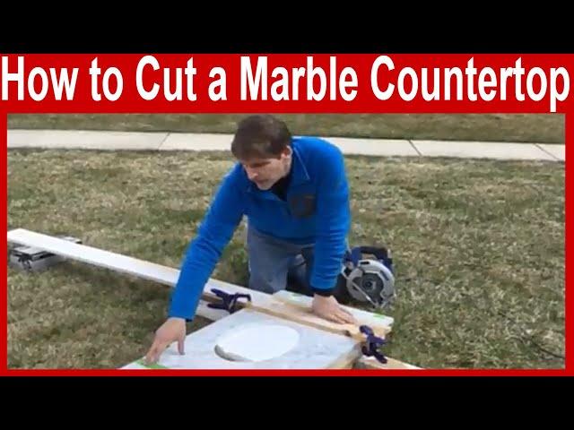 How to Cut a Marble Countertop