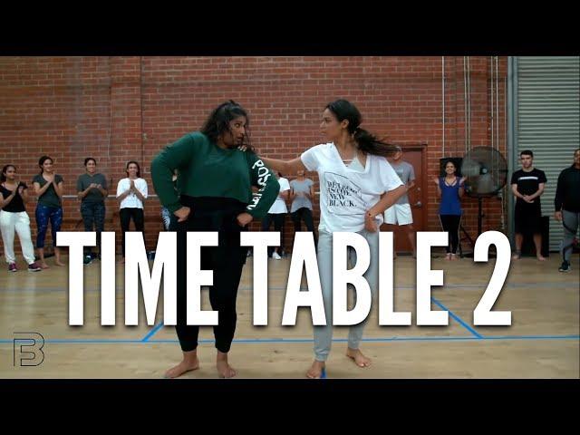 "Time Table 2" - BHANGRA FUNK Dance | Shivani Bhagwan and Chaya Kumar Choreography