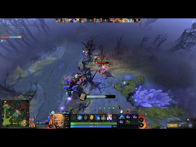 Dota 2 Invoker Gameplay Win