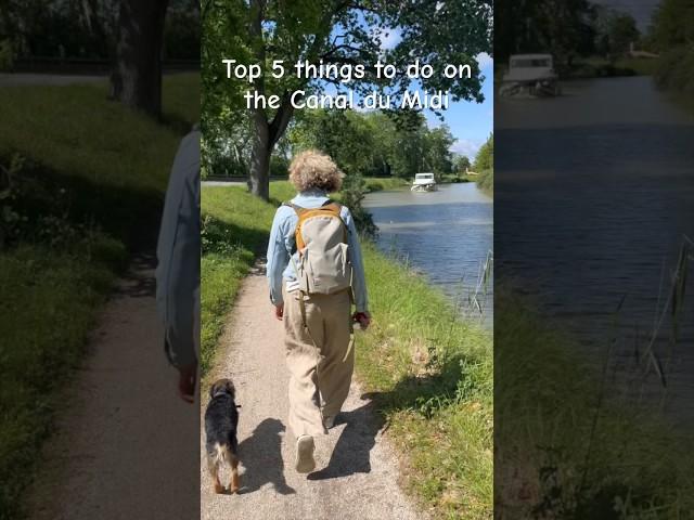 Top 5 things to do on the Canal du Midi in France  #cycle #walk #cruise #peoplewatching #motor