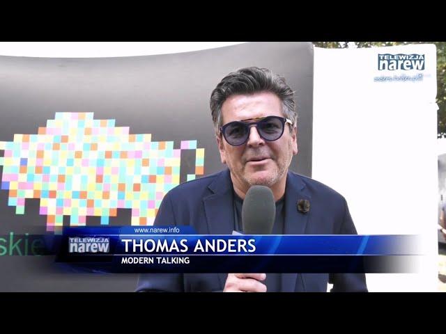 Thomas Anders w Łomży 22.07.2019 TV Narew