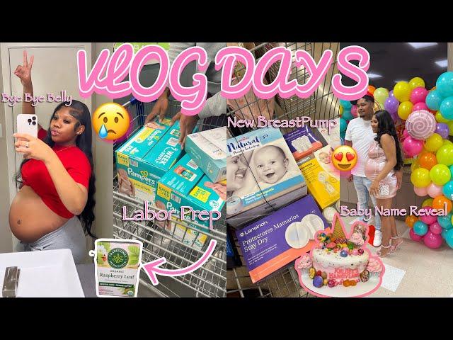 VLOG: The Start Of LABOR Pt 1 | Losing Mucus Plug + Contractions + New BreastPump  * MUST WATCH *