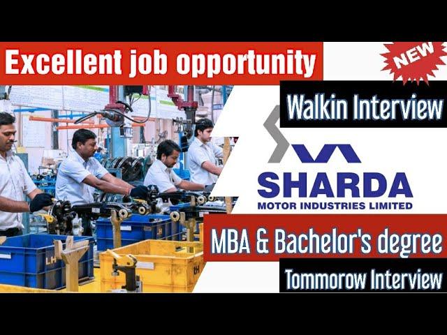 Walkin Interview - Sharda Motors | Bachelor's degree/MBA | how to apply?| simply jpr