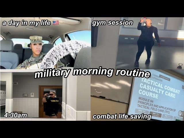 4AM Military Morning Routine | A DAY IN MY LIFE AS AN ACTIVE DUTY SOLDIER 