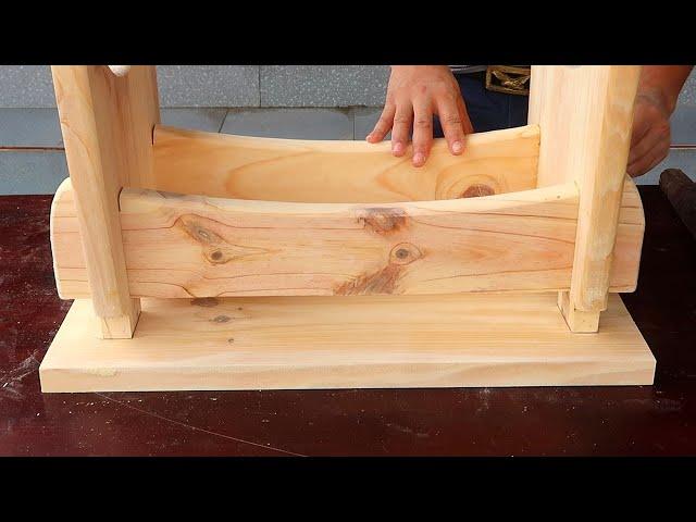 Easy And Beautiful Woodworking Ideas // Build A Wooden Chair Without Nails // Woodworking Design