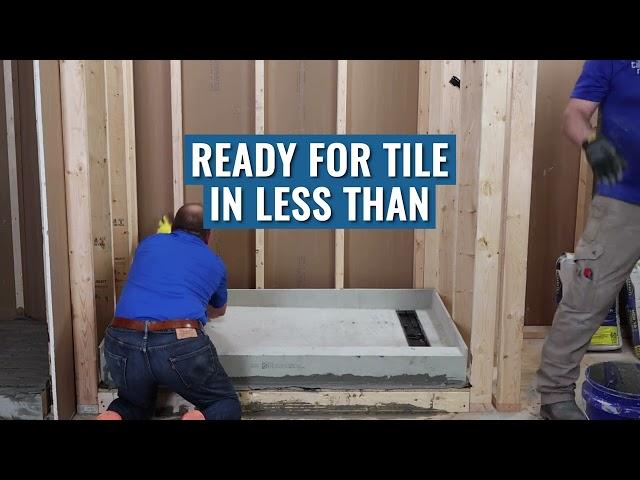 Tile Redi Shower Pan for DIY Projects