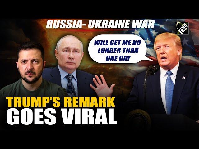 Donald Trump’s remark goes viral ahead of inauguration amid Russia-Ukraine war