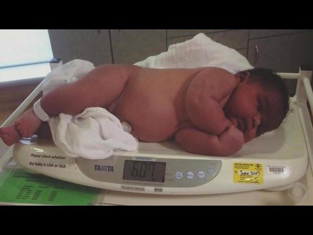 Mom gives birth to 13-pound baby -- without an epidural