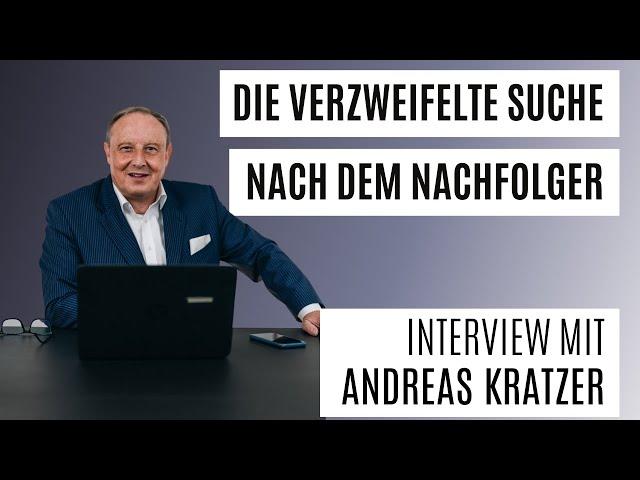 Die verzweifelte Suche nach dem Nachfolger. - Interview mit Andreas Kratzer | Mach-dis-Ding.ch