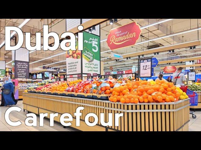 Dubai  Carrefour Hypermarket, Mall Of the Emirates [4K] Walking Tour