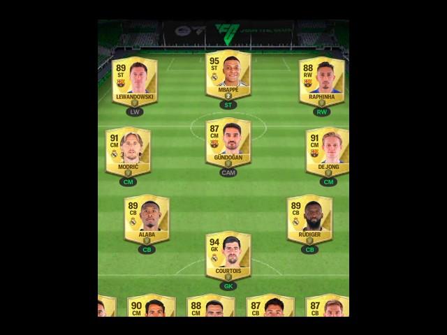 My Fc Mobile 25 Beta Team #fcmobile #eafc #fcmobile25 #eafcmobile #shorts