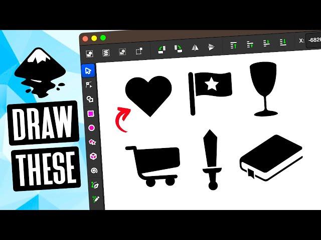 Inkscape Beginner Tutorial: Drawing Simple Shapes