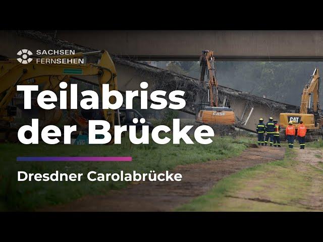 BRÜCKENEINSTURZ IN DRESDEN: Was passiert jetzt mit der Carolabrücke? I Sachsen Fernsehen