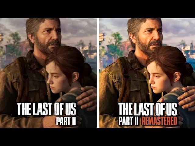 The Last of Us 2 Remastered vs Original Graphics Comparison