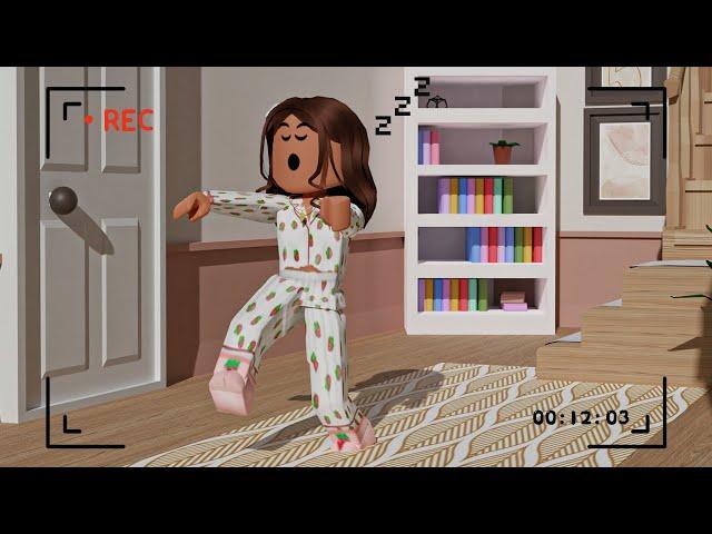 I CAUGHT MY DAUGHTER SLEEPWALKING ON CAMERA | Bloxburg Family Roleplay