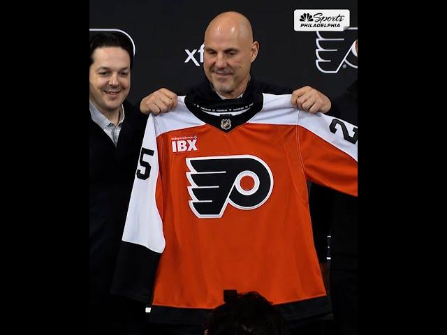 Rick Tocchet's opening statement as the Flyers' new head coach