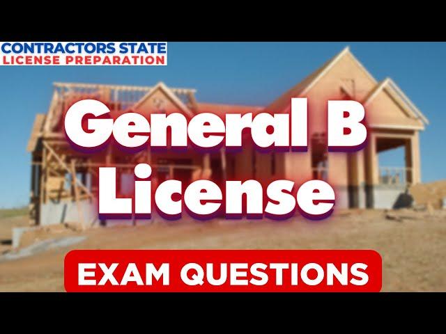 How to ACE the General B Contractors Exam (Tips & Tricks)