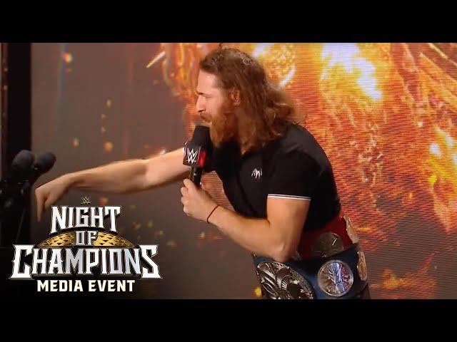 Sami Zayn gives the Jeddah crowd what they want: WWE Night of Champions Media Event