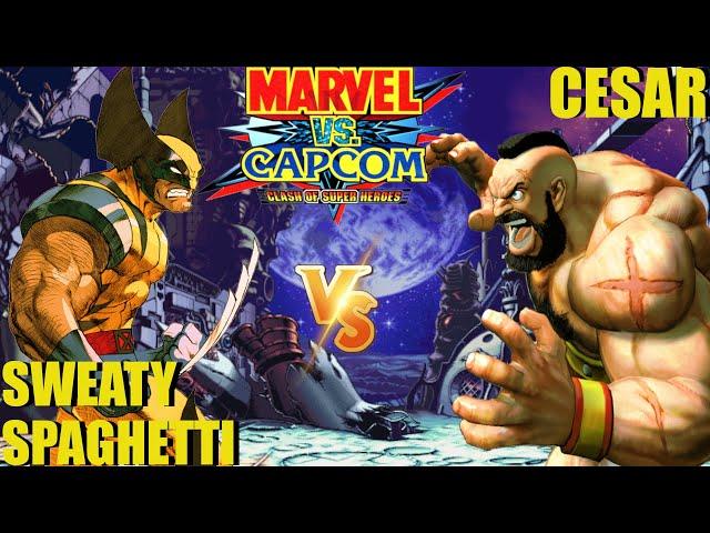 Marvel vs Capcom: SWEATY SPAGHETTI VS CESAR (FT5)