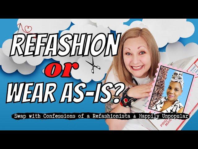 Refashion or Wear As-Is? A Thrift Flip Swap Haul with Eco Genderless Vegan